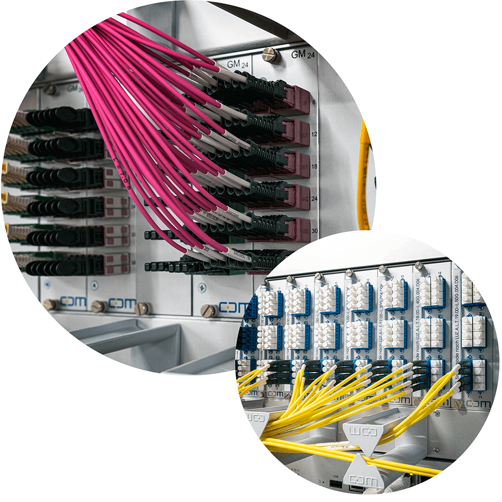 【ajouter flow】af l logo 3way MA-1 modules d'épissures et SpiderLINE 3U/7TE - Connect Com AG